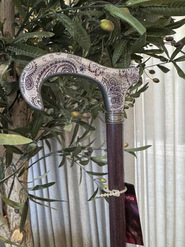 عصا مشي من خشب طبيعي | صناعة إسبانية