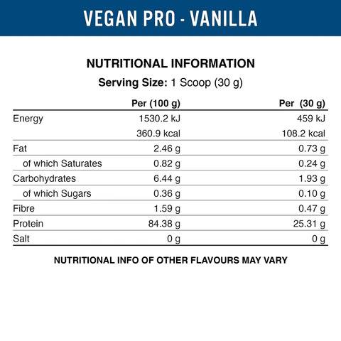 Applied Nutrition Vegan Pro - Plant Based Protein (2 kg)  Gourmet Chocolate