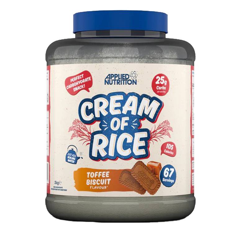 ابلايد نيوترشن - كريمة الأرز - Applied Nutrition Cream of Rice - بسكويت التوفي - 2 كجم
