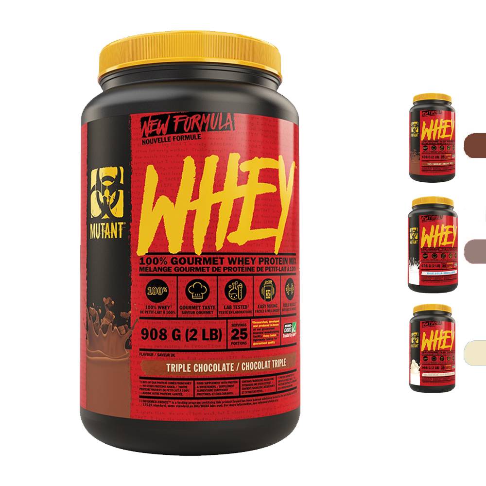 Mutant - 100% Gourmet Whey Protein  (908 g)  Triple Chocolate