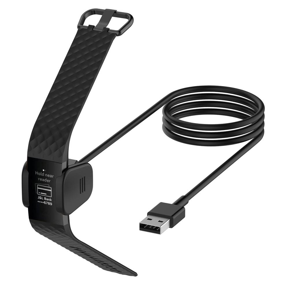 (Charging Cable for Fitbit Charge 3 / Charge 4 (Pack 2