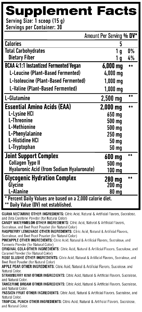 1UP Nutrition - His BCAA's/EAA, Glutamine, Joint Support Plus Hydration Complex (30 Servings)