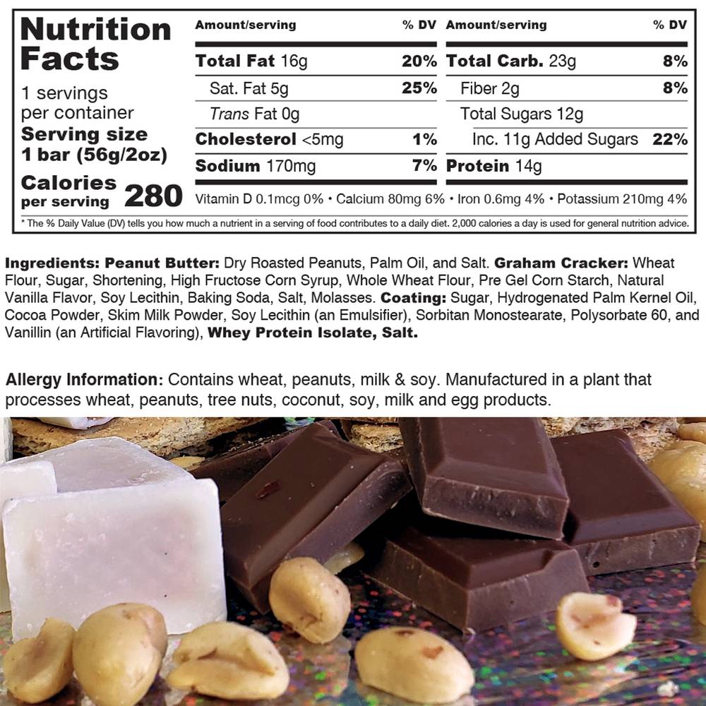 Muscle Sandwich - Protein Bar (12 Bars)  Vanilla