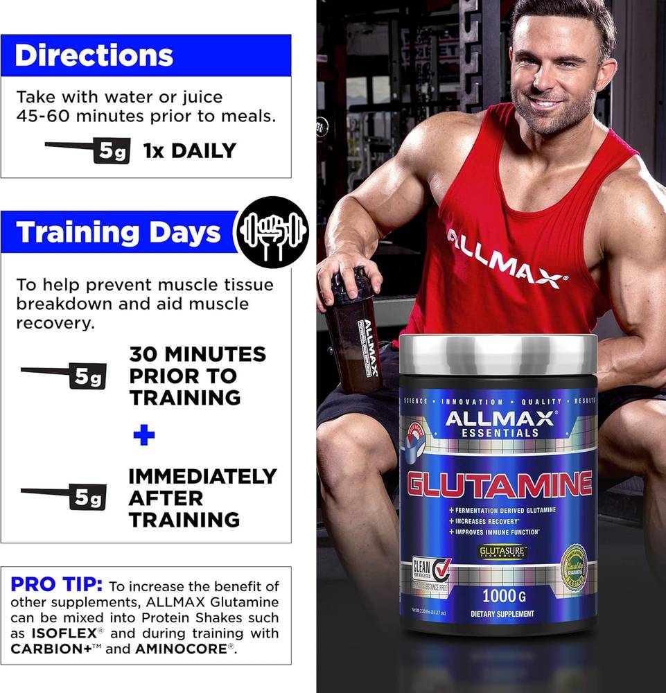 ALLMAX Essentials - Glutamine (400 g)