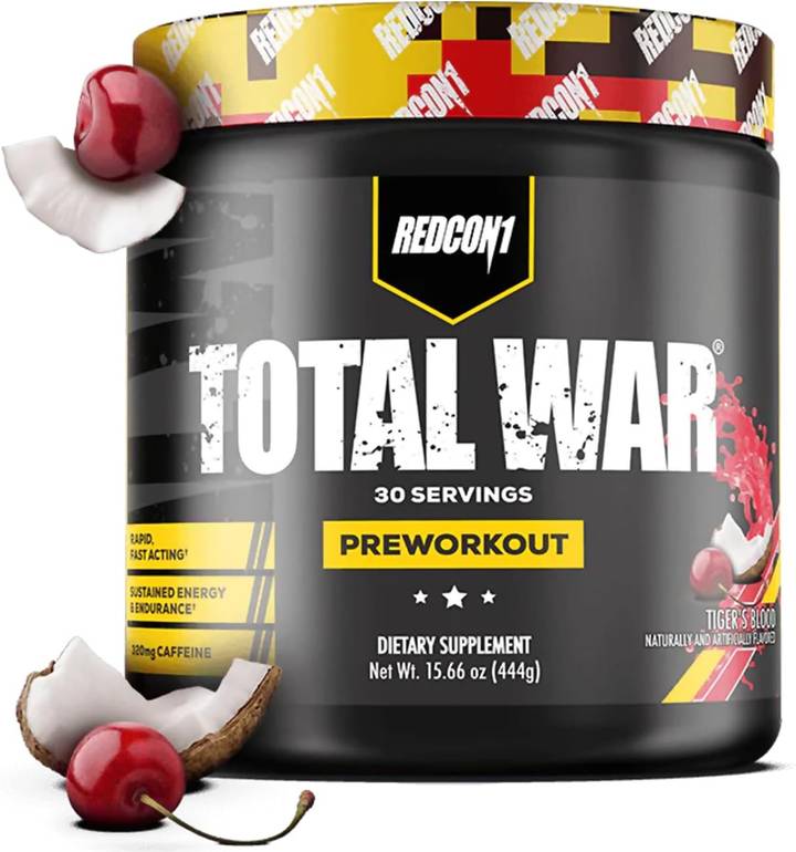 ريدكون 1 - توتال وار ماقبل التمرين (30 حصة) Redcon1- Total War pre-workout - تايجر بلود