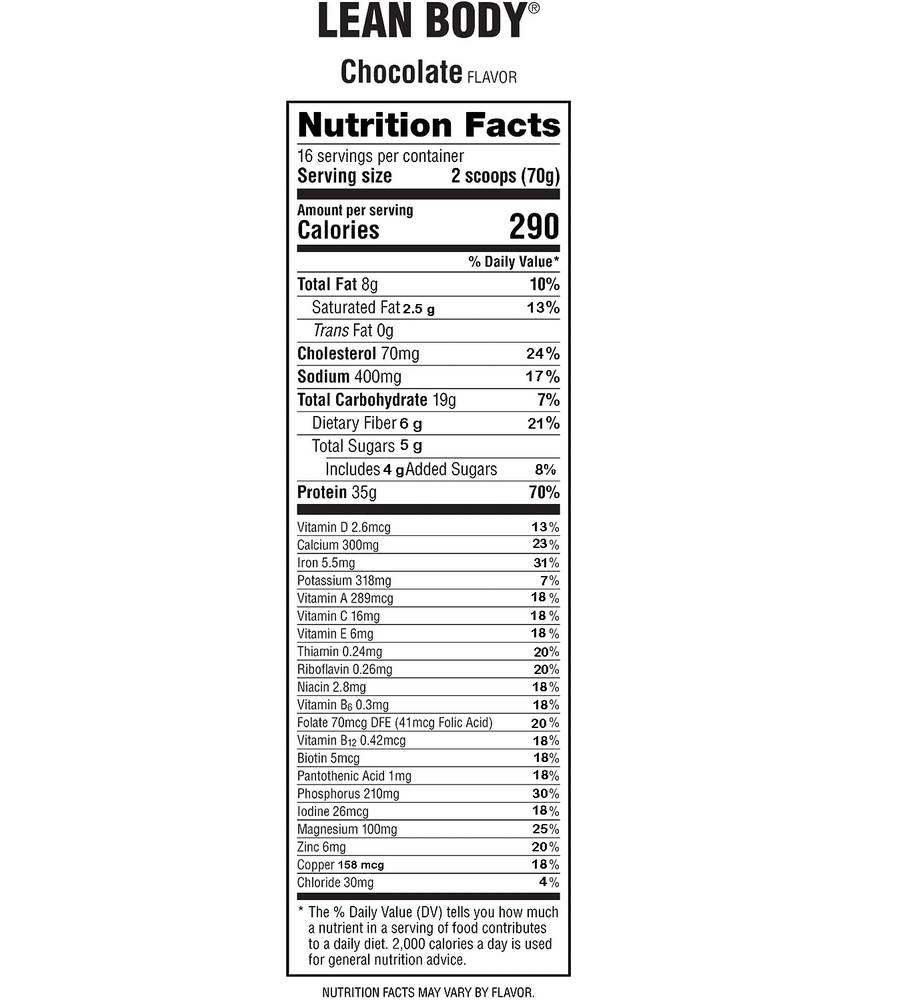 Labrada Nutrition - Lean Body Protein Shake (2.4 lb.)