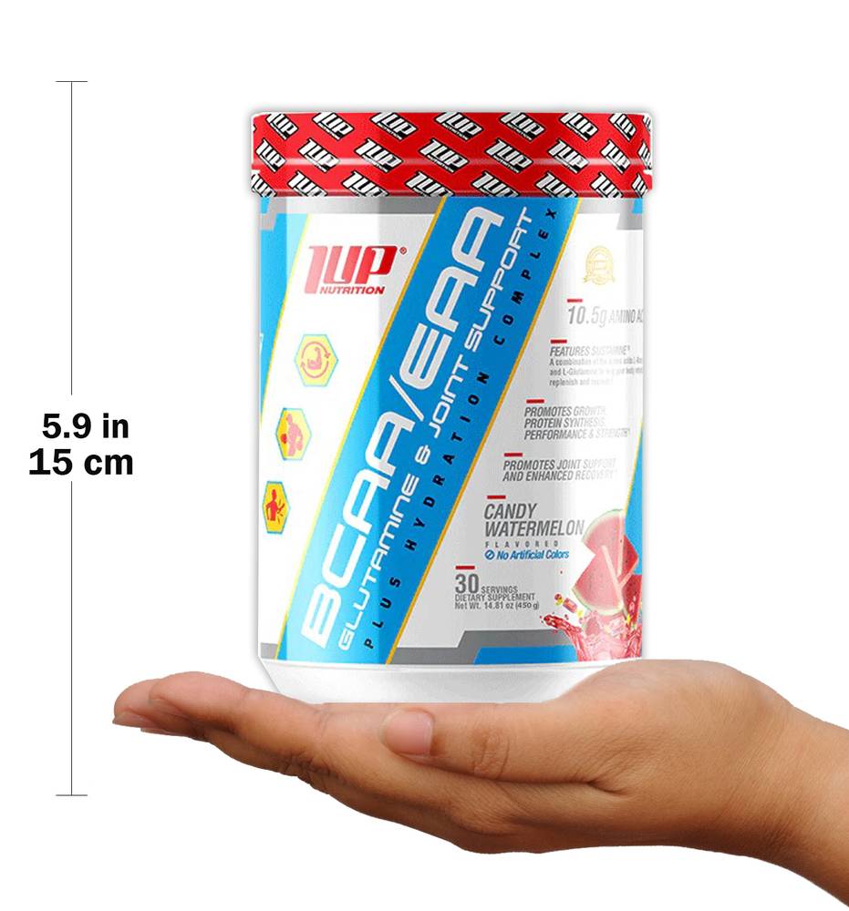 1UP Nutrition - His BCAA's/EAA, Glutamine, Joint Support Plus Hydration Complex (30 Servings)
