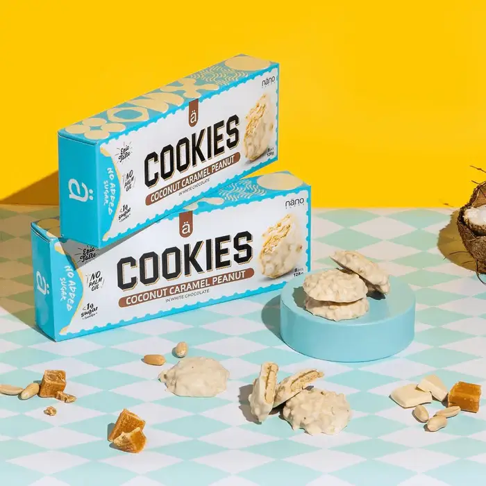Nano Supps - Cookies Sugar Free (3 pcs)  Coconut Caramel Peanut
