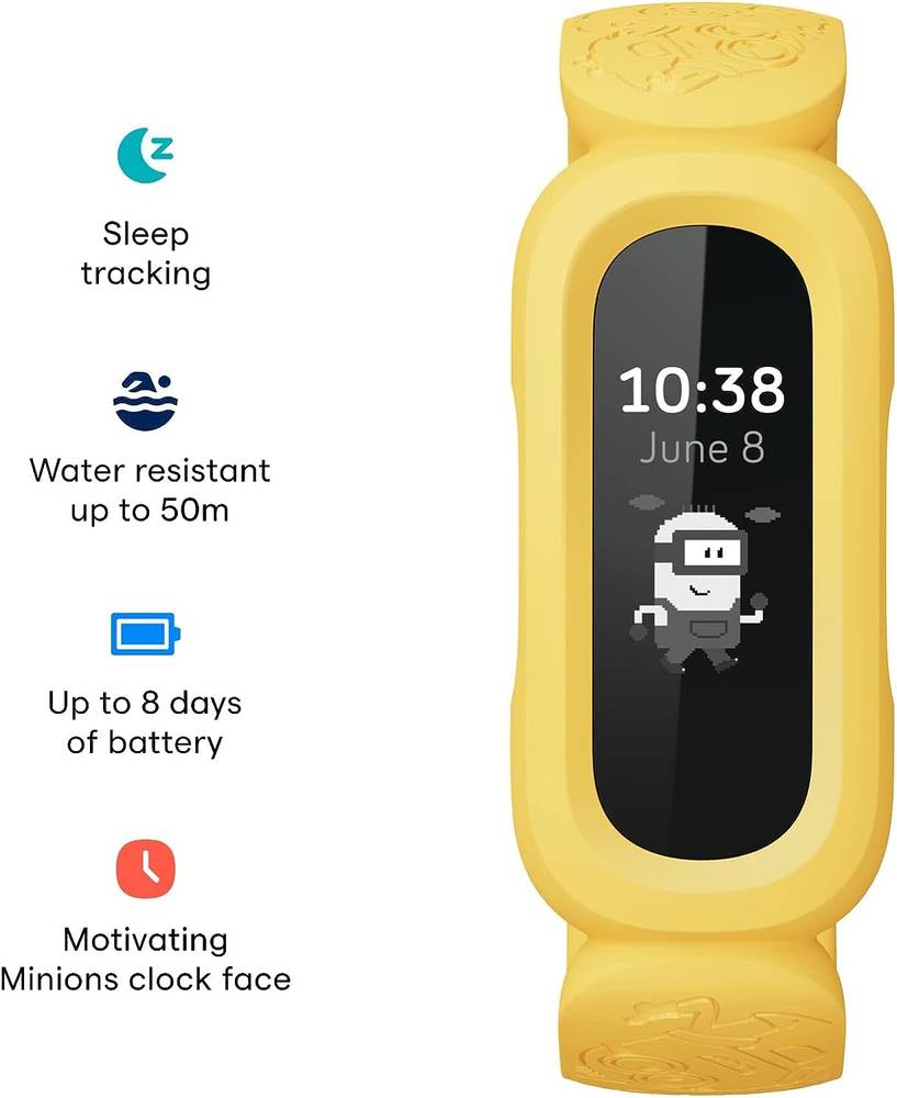 Fitbit Fitness Tracker for kids, Ace 3 for kids  Cosmic Blue + Astro Green