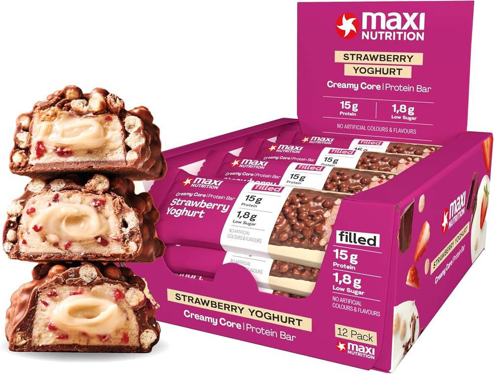  Maxinutrition - Creamy Core Protein Bar (12 Bar) 