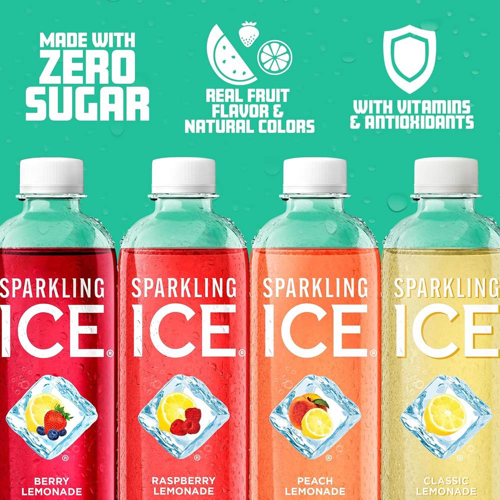 Sparkling Ice - Sparkling Water with Vitamins (12 Pack)  Black Raspberry