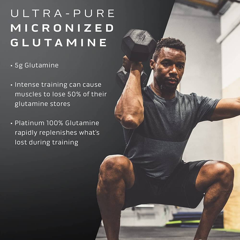 MuscleTech Platinum 100% Glutamine, Unflavored (300 g)