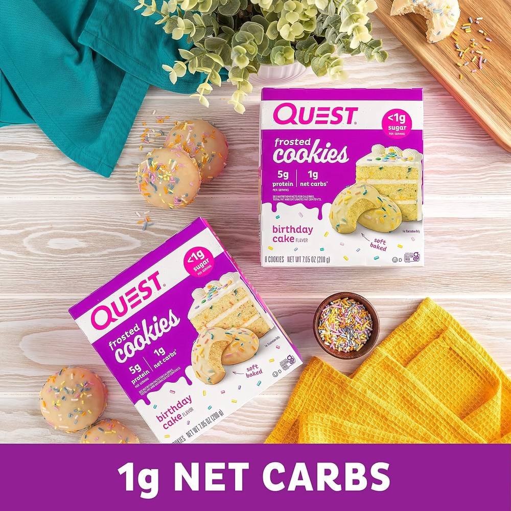 Quest Nutrition - Frosted Protein Cookies (8 pcs)