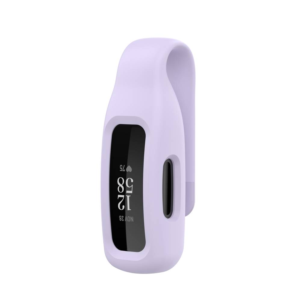 Silicone Clip Holder For Fitbit Inspire 2 / Fitbit Ace 3 , (Pack of 2)  Red / lavendor