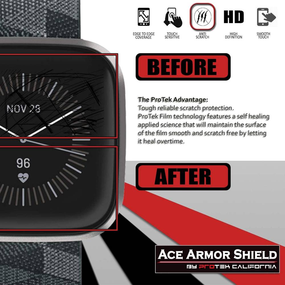 6 Pieces - Screen Protector for Fitbit Watch  ألتا -- Fitbit Alta