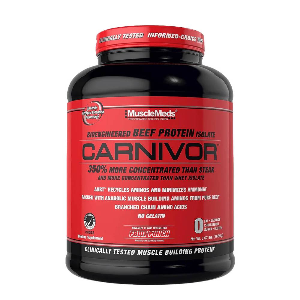   ماسل ميدز - كارنيفور بيف بروتين ايزوليت (4 باوند) MuscleMeds Carnivor Beef Protein Isolate 