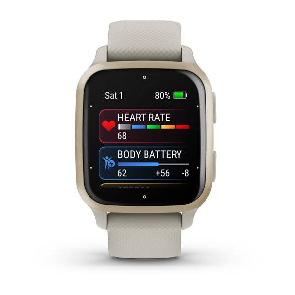 Garmin Smart Watch , Model Venu Sq 2 - Music Edition  Beige