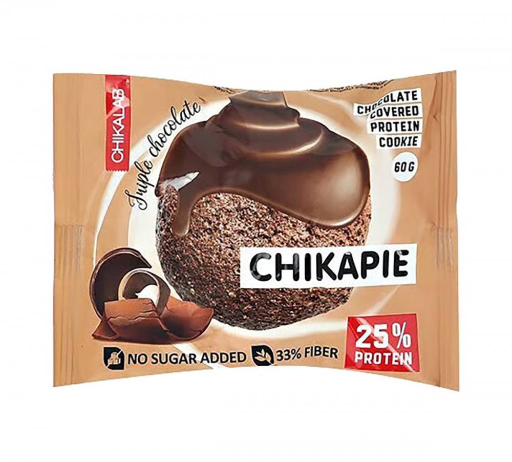  CHIKALAB - Chikapie Chocolate Covered Protein Cookie With Filling (9 pieces) 