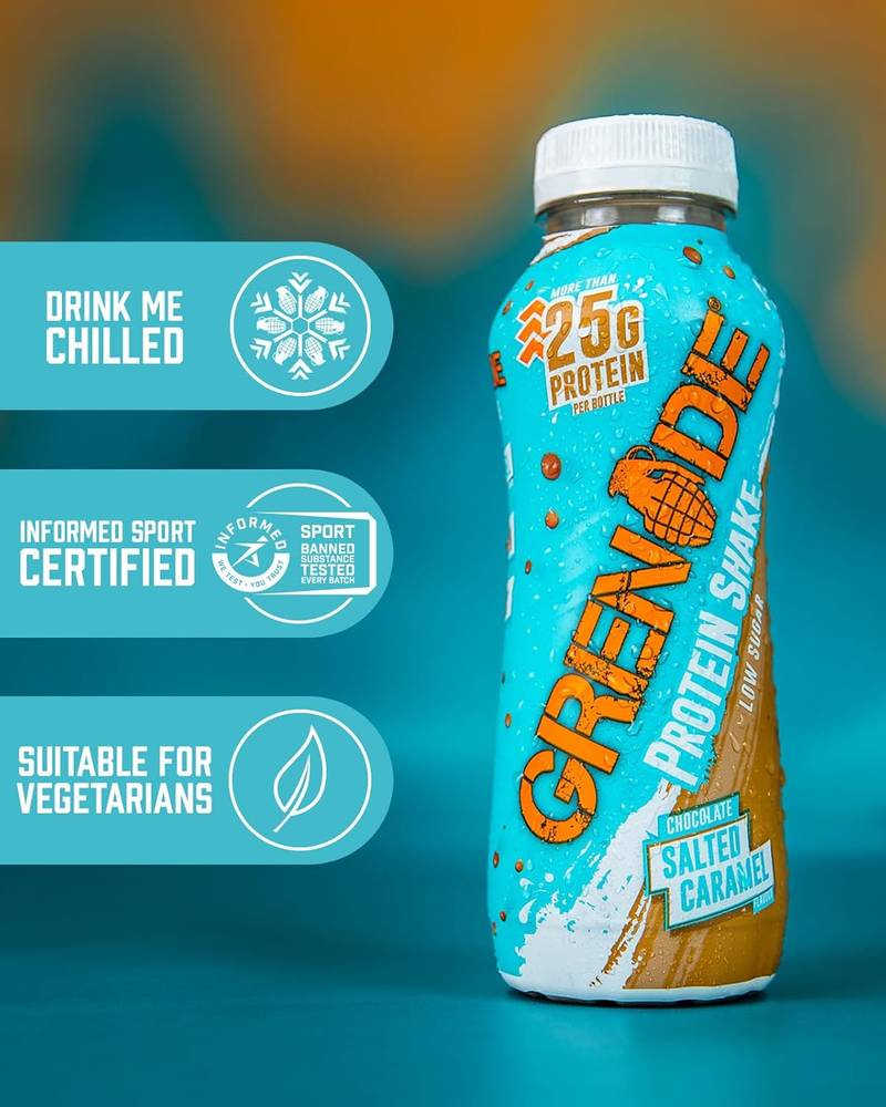 Grenade Carb-Killa - High Protein Shake (Pack of 8)  Chocolate Salted Caramel