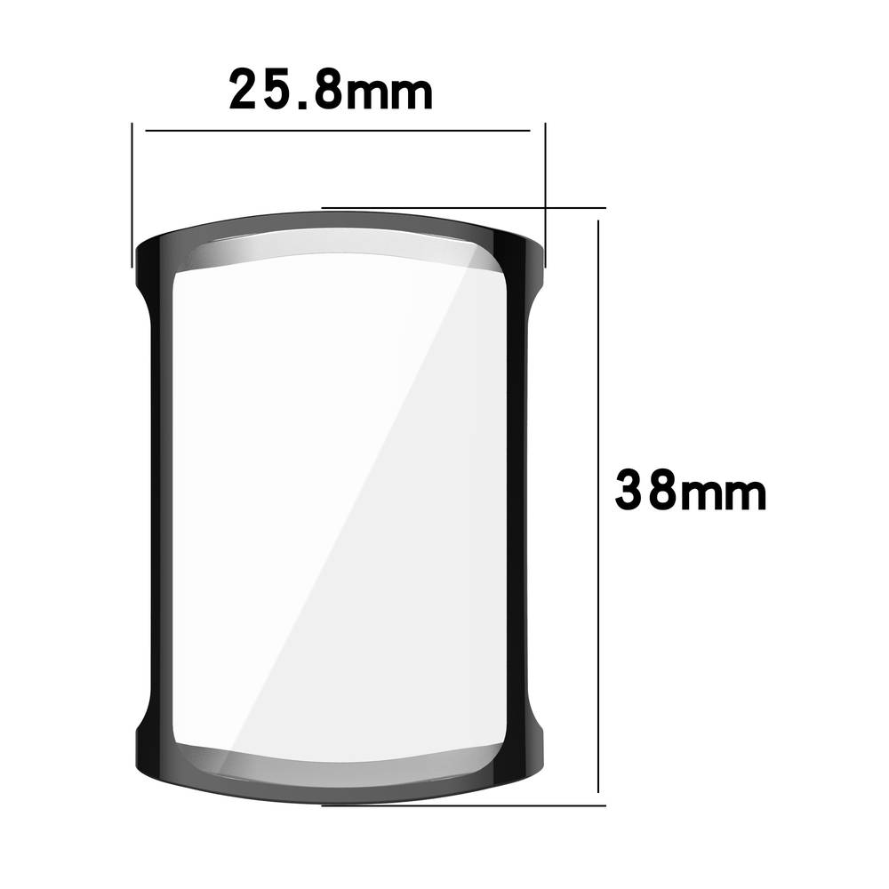 3 Pieces - Full Coverage Screen Protector For Fitbit Charge 5 / Charge 6 Watche