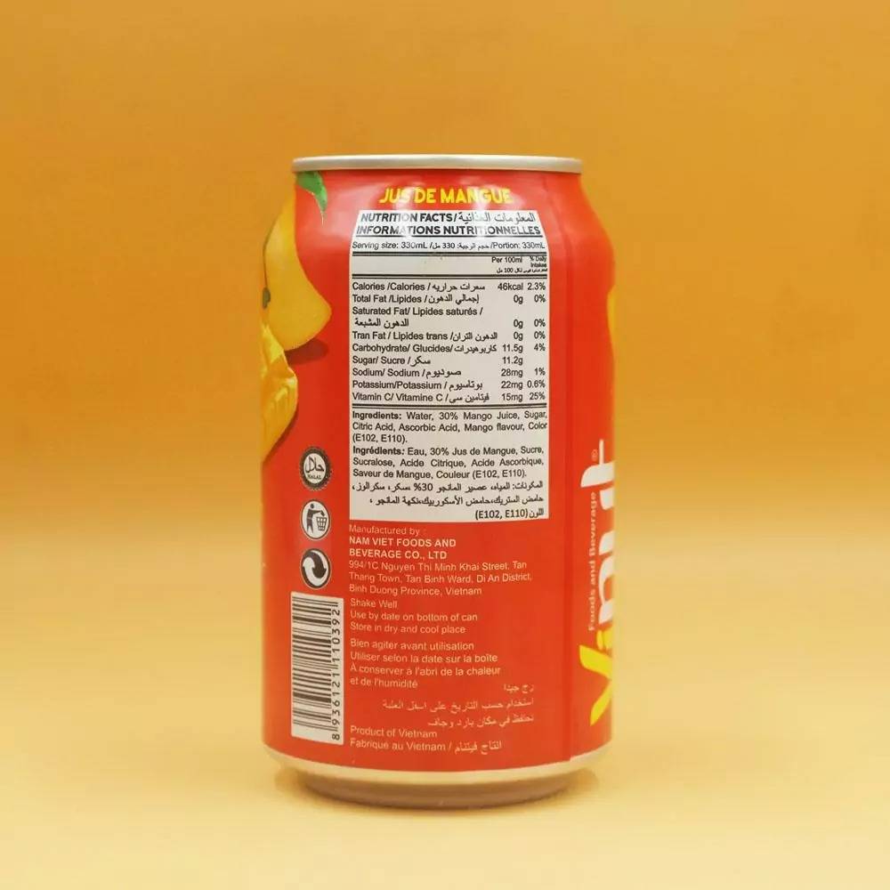 Vinut - Juice Drink 100% (12 pack)  Mango Foxtrot