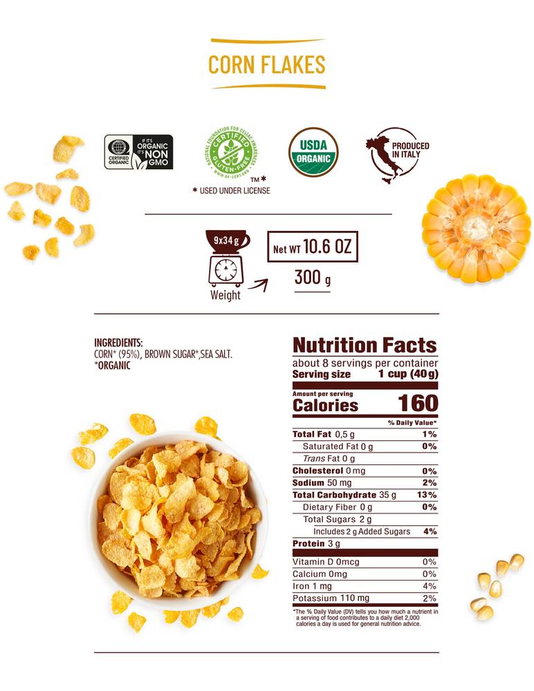  فيتابيلا - رقائق الكورن فليكس (300 جم) - Vitabella  Corn Flakes 