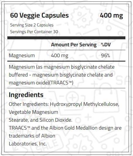 Laperva - Magnesium Bisglycinate (60 Tablets)