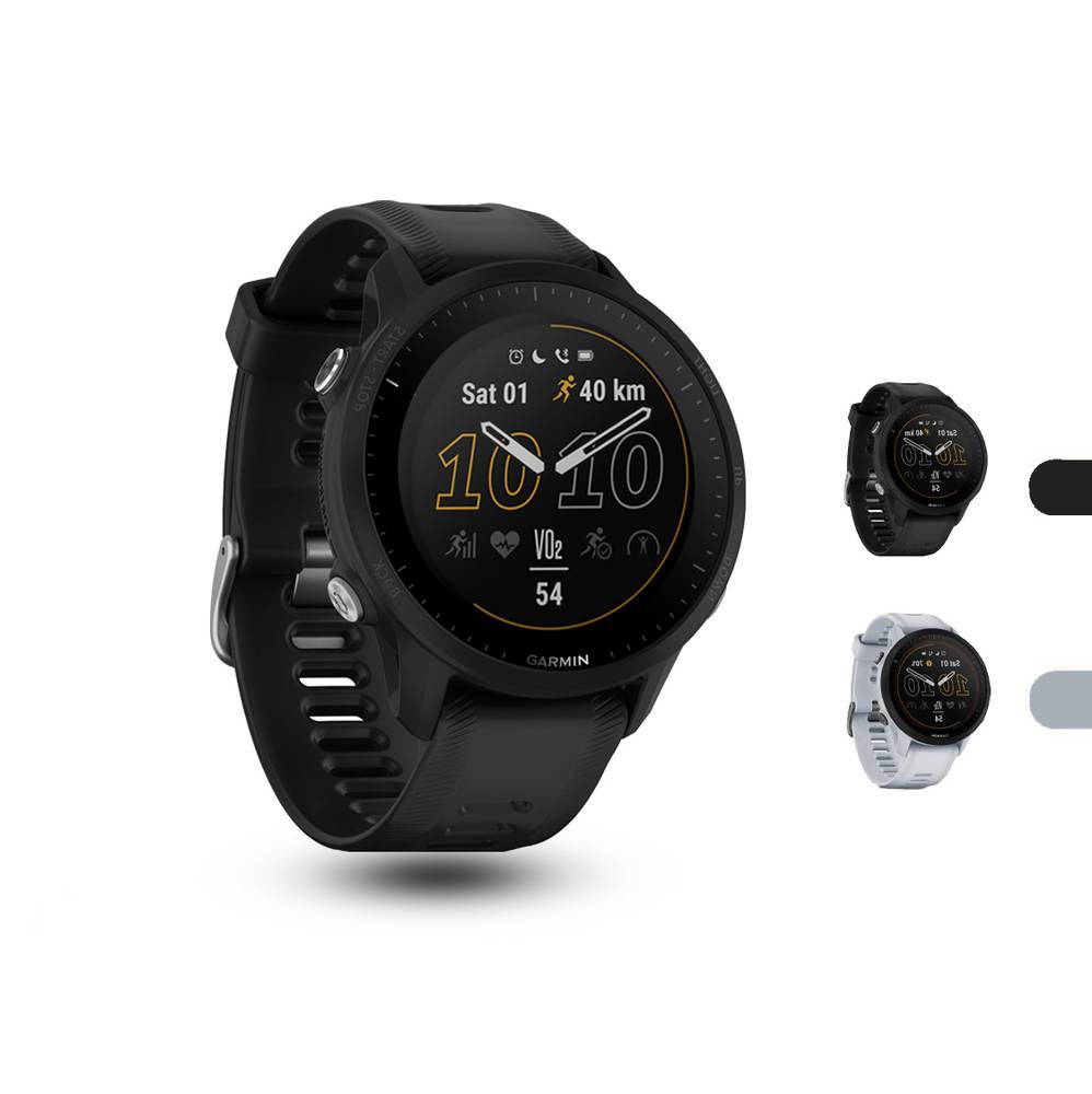 Garmin Sport Watch, Model Forerunner 955   (White ( Solar edition