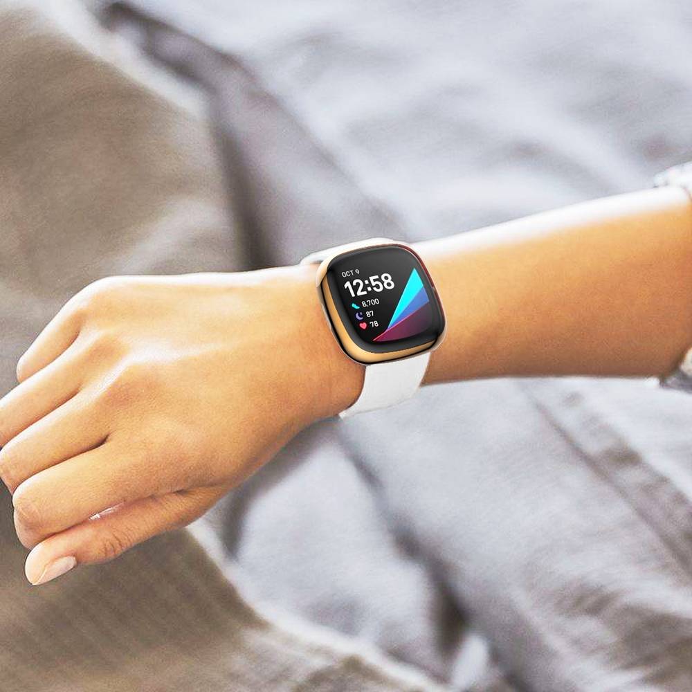 3 Pieces - Full Coverage Screen Protector for Fitbit Versa 3 / Fitbit Sense Watch