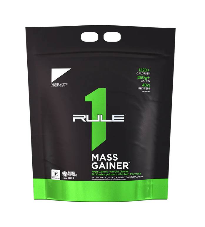 رول ون بروتين - رول 1 ماس جينير (5 كجم) - Rule One - R1 Mass Gainer - فانيليا