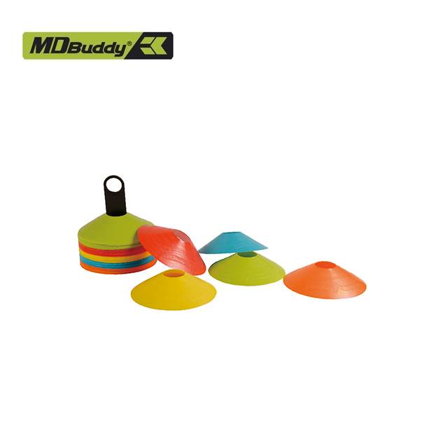 Fitness Training Speed Discs\Cones, 50 pcs different colors with Holder and Bag