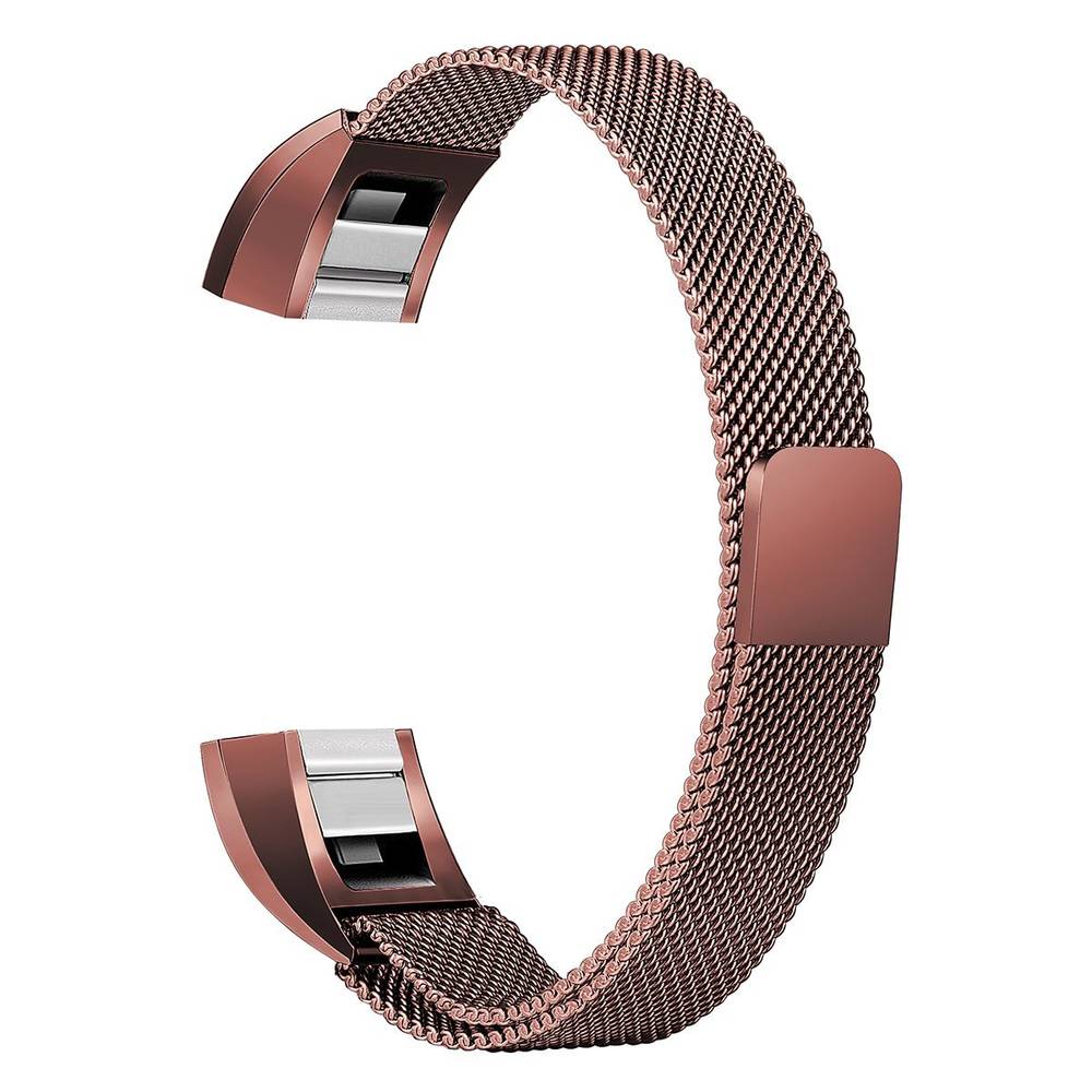 Replacement Band for Fitbit Alta / Alta HR, Stainless Steel Type   Brown