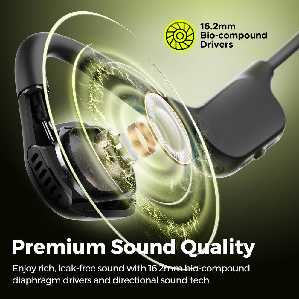 SoundPEATS RunFree Lite 2 - Bluetooth Air Conduction Sport Headphones
