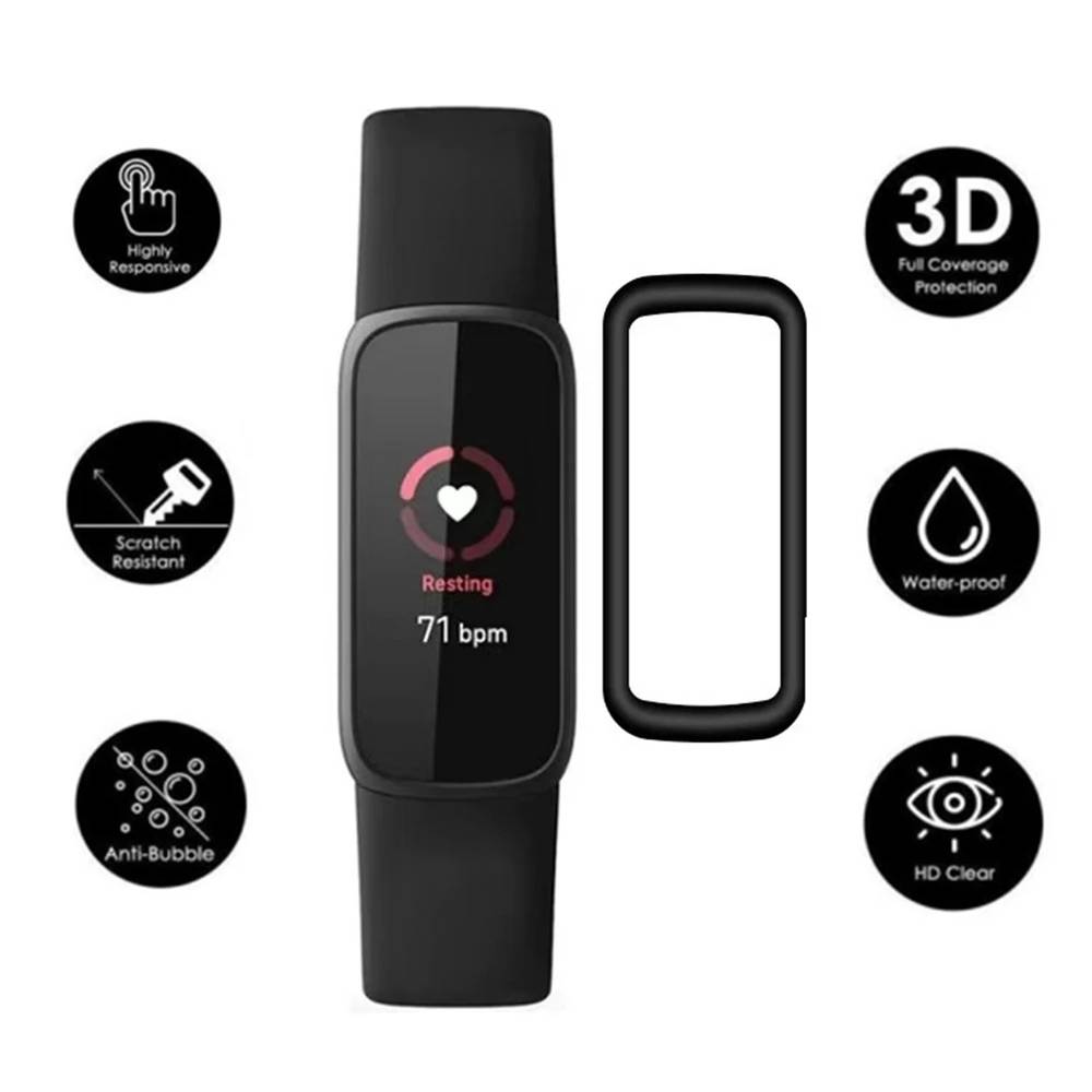 4 Pieces - Screen Protector for Fitbit Luxe Watch
