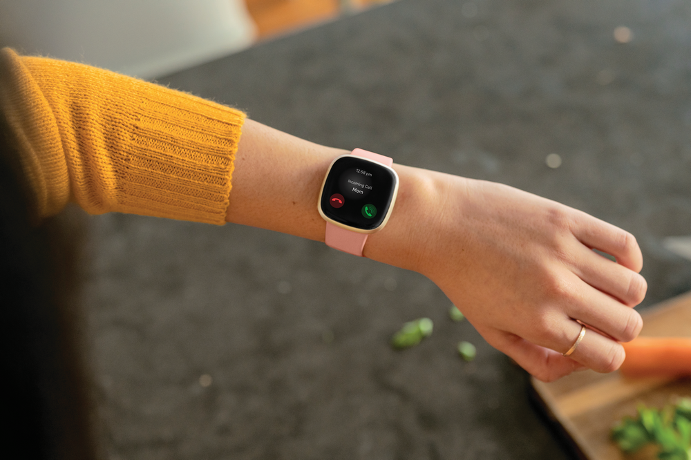 Fitbit Versa 3 Smart Watch  Pink Clay