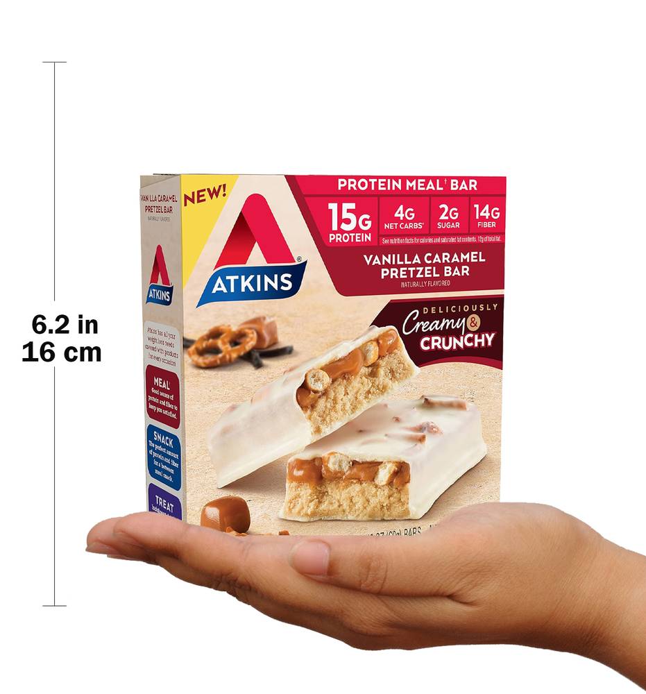Atkins - Pretzel Protein Meal Bar (5 Bars)