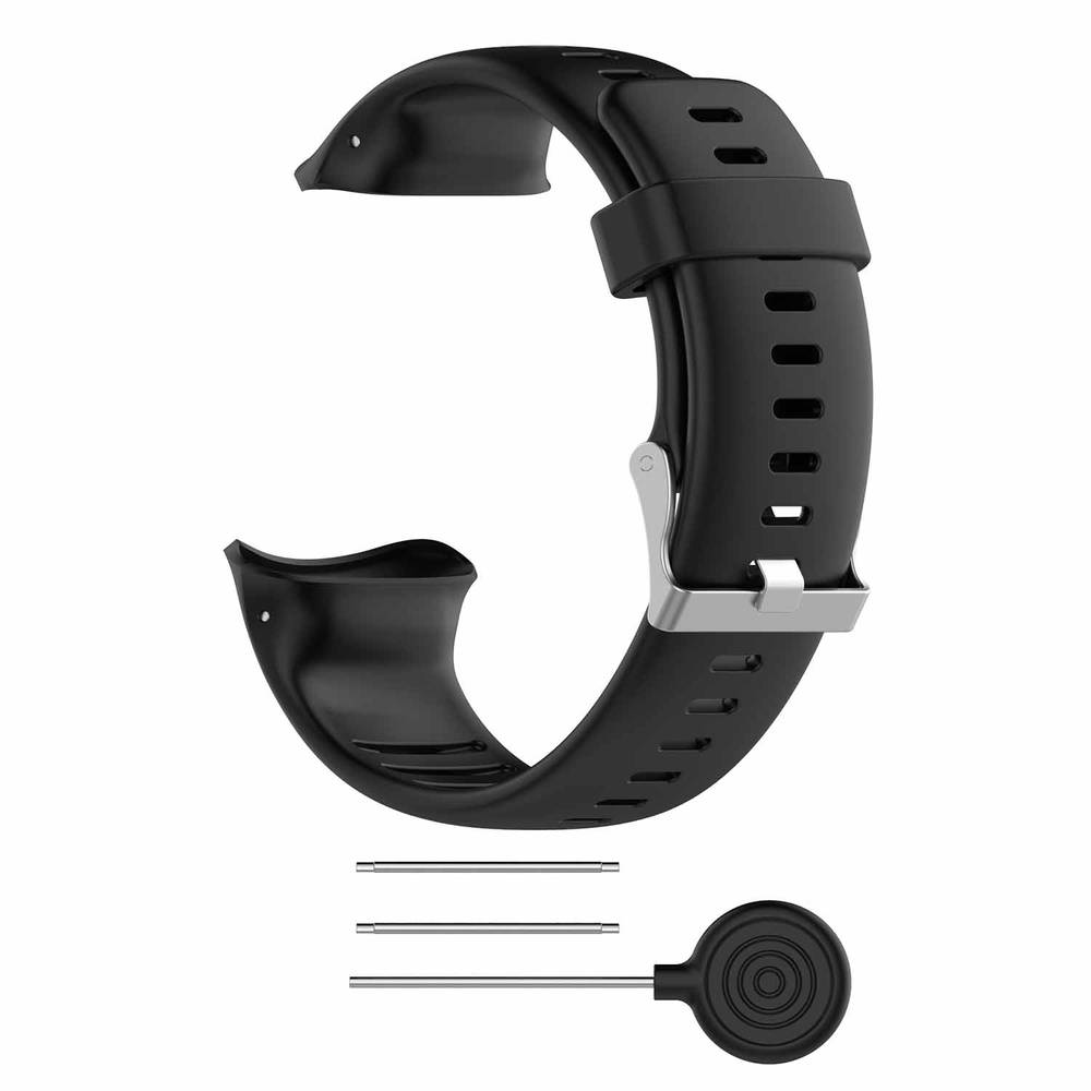 Silicon Classic Replacement Band for Polar Vantage V  Black