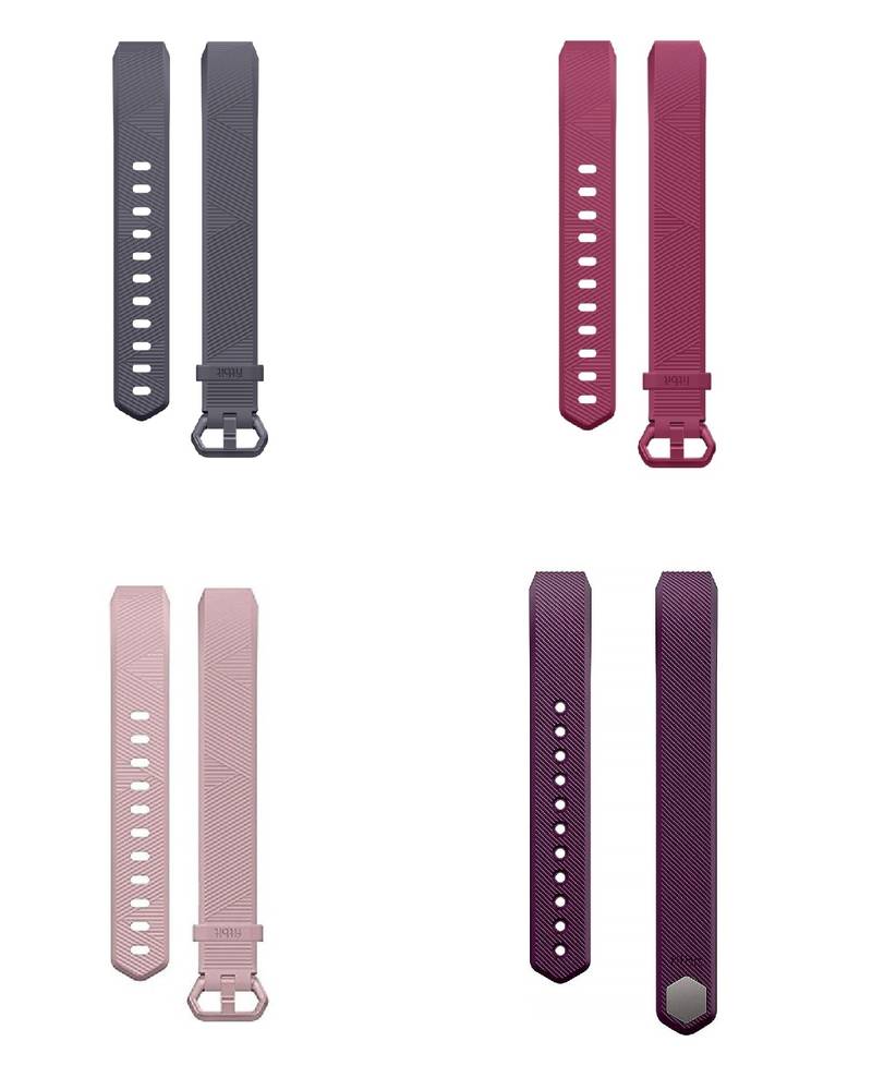 Replacement Band for Fitbit Alta / Alta HR, Silicon Type (made by Fitbit)  Large  Pink