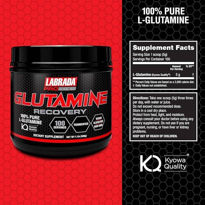 Labrada Nutrition - Glutalean Recovery L-glutamine Powder (500g)