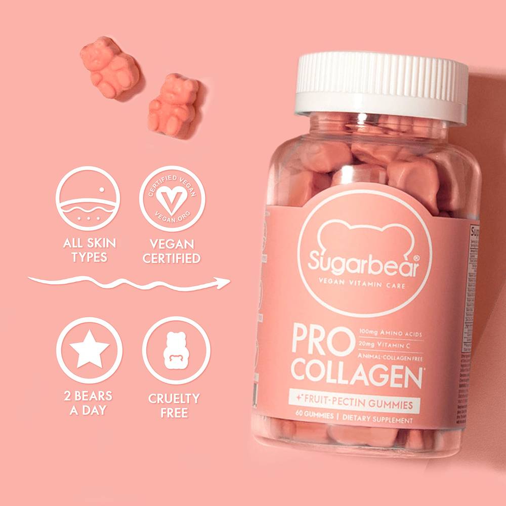 Sugar Bear - Pro Collagen Vitamin Gummies (60 Gummies)