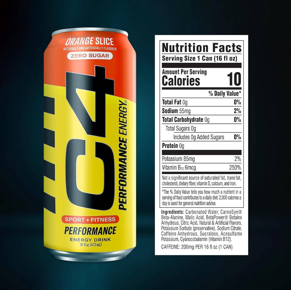  Cellucor - C4 Performance Energy Drink Pre-Workout  