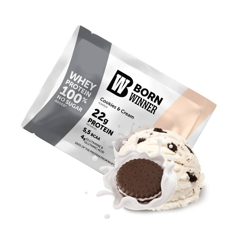  بورن وينر - واي بروتين باودر (12 حبة) - Born Winner Whey Protein Powder 