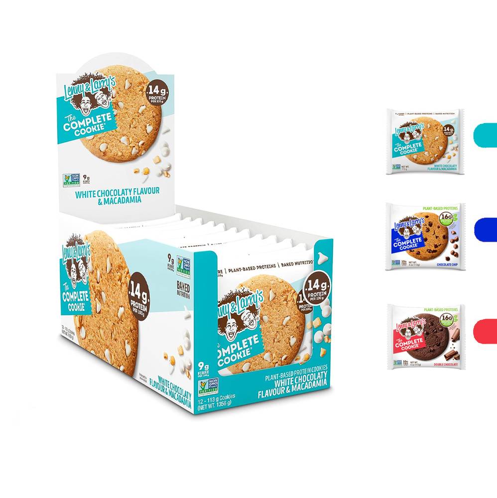 Lenny and Larry'S - The Complete Cookie Plant Based Protein (12 pieces)  Double Chocolate