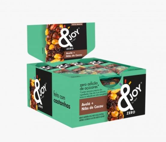  جوي - انجوى بار مكسرات الخالي من السكر (12 بار) - Enjoy snacks Enjoy Zero Sugar Nuts Bar 