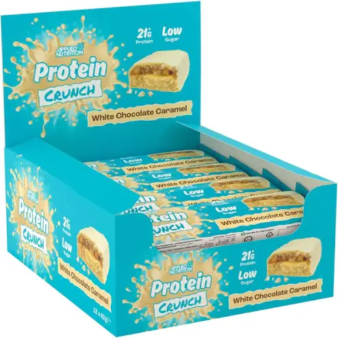 Applied Nutrition - Protein Crunch Bar (12 pieces)  Milk Chocolate Peanut
