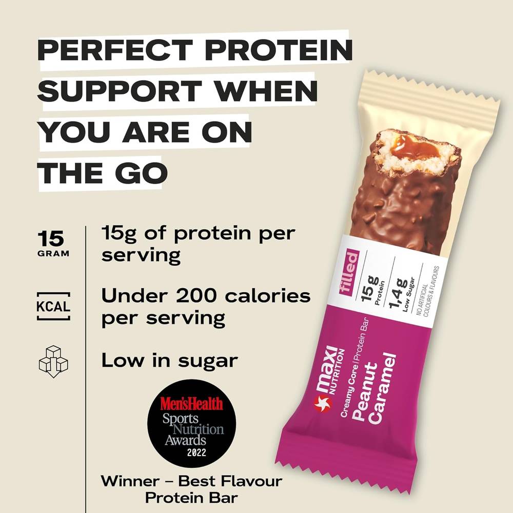 Maxinutrition - Creamy Core Protein Bar (12 Bar)  Strawberry