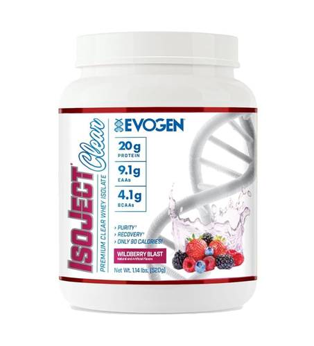 ايفوجين - ايزو جيكت واي ايزوليت بروتين (520جم) Evogen ISOJECT Clear Protein