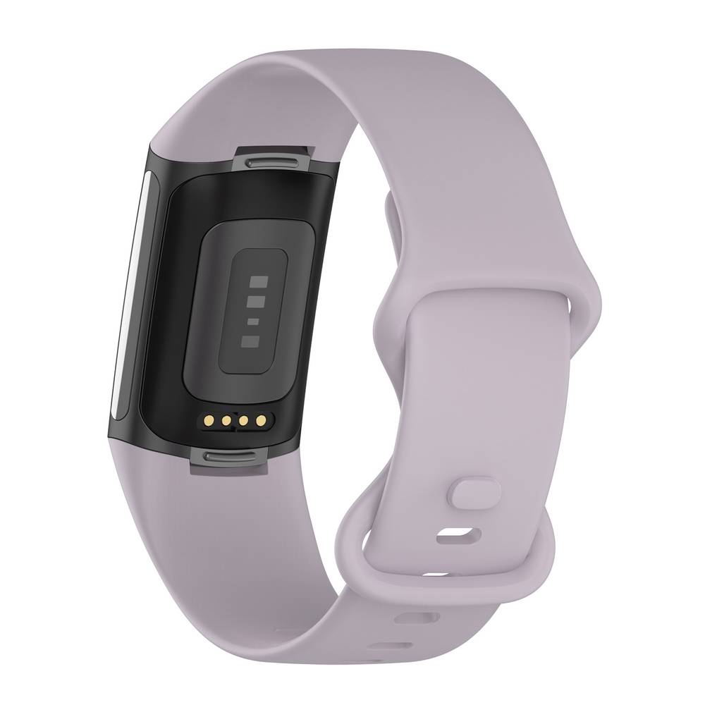 Silicone Replacement Band For Fitbit Charge 5 / Charge 6 Watch  Lavender