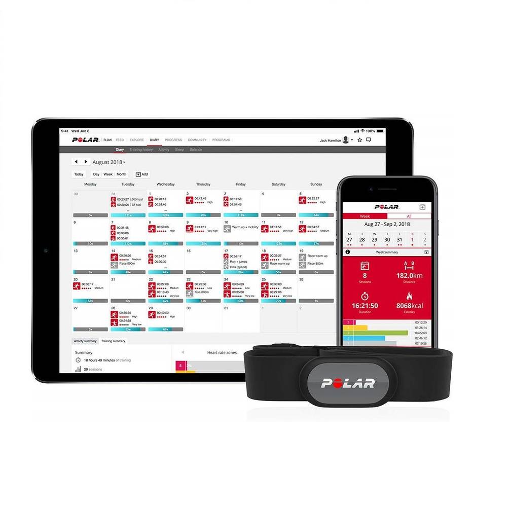 Chest Strap, Polar H9 Heart Rate Sensor