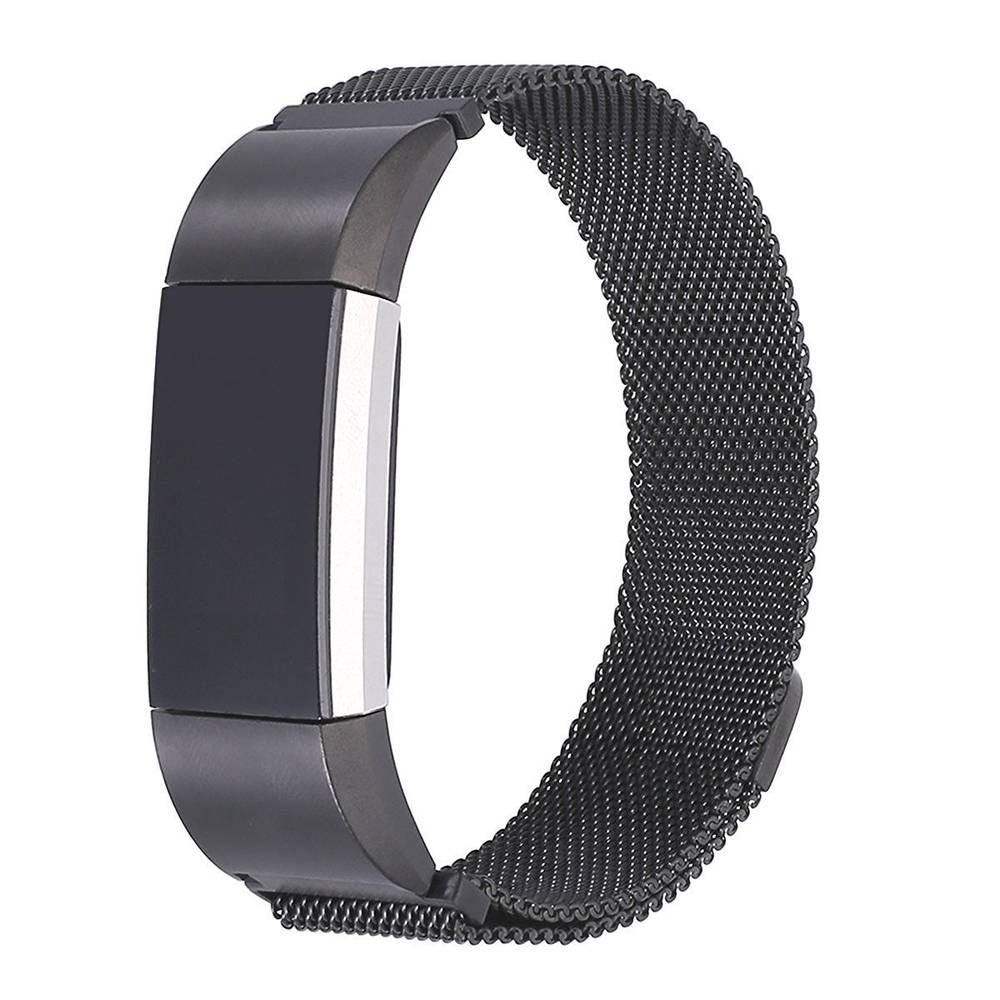 Stainless Steel Replacement Band for Fitbit Charge 2  Black